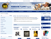 Tablet Screenshot of eshop.pomocnetlapky.cz